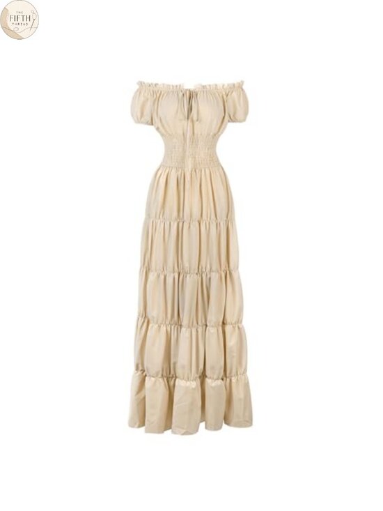 Dresses & Skirts - Renaissance Peasant Maxi Dress Off Shoulder Medieval Costume